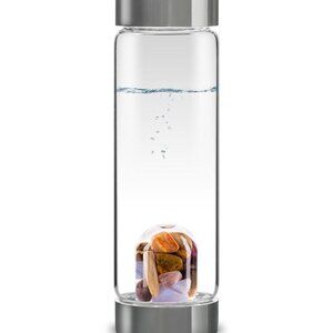 VitaJuwel Water Bottle 16.9 oz - Gemstone Vial Five Elements - NEW